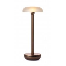 Humble Air Wireless Table Light | Bronze | Frosted Shade
