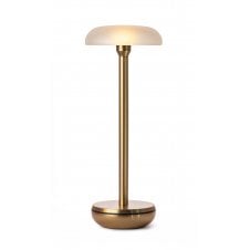 Humble Air Wireless Table Light | Gold | Frosted Shade
