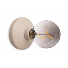 Humble Bee Cordless Wall Light | Beige | Smoked Bulb