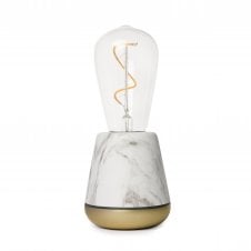 Humble One Table Light | White Marble