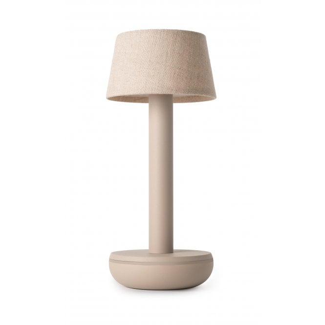 Humble  Two Table Light | Beige | Beige Linen Shade
