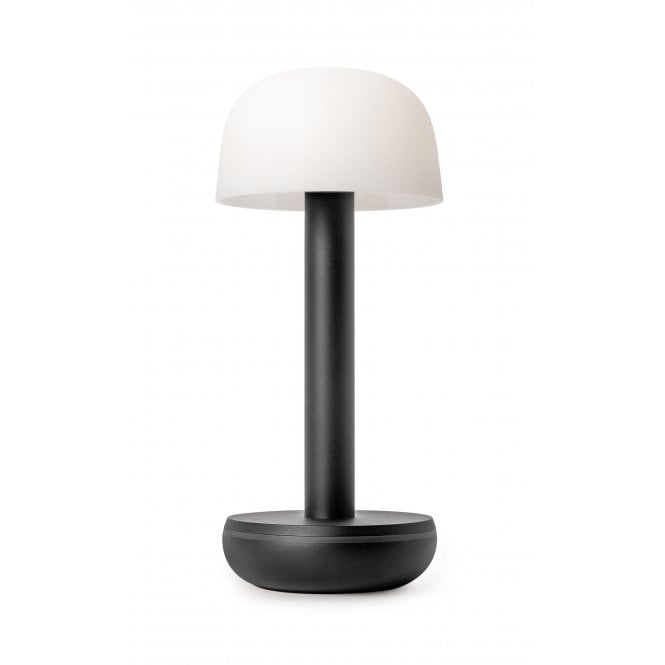 Humble  Two Table Light | Black | Frosted Shade