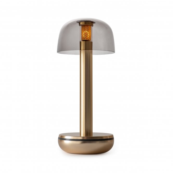 Humble  Two Table Light | Gold | Smoked Shade