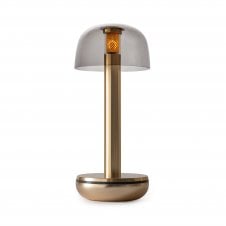 Humble Two Table Light | Gold | Smoked Shade