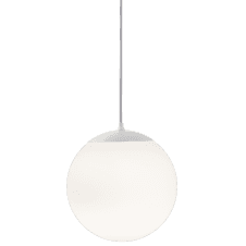 Drop 20 Pendant Light | White / White
