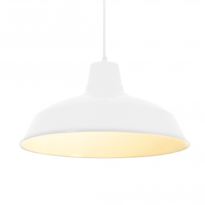 Innermost Foundry Industrial Pendant Light | White