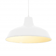 Foundry Industrial Pendant Light | White