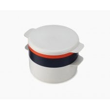 M-Cuisine 4-piece Microwave Cooking Set | Stone/Orange
