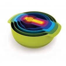 Nest 9 Plus 9 Piece Food Preparation Set | Multicolour
