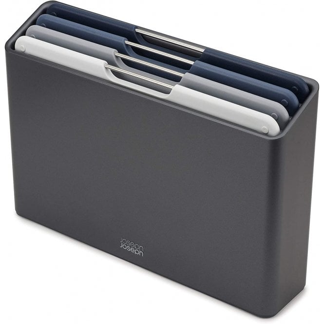 Joseph Joseph Regular 4 Piece Folio Chopping Board Set | Graphite
