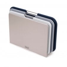 Set of 3 Large Nest Chopping Boards & Stand - Grey