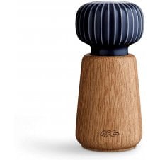 Hammershoi Salt & Pepper Mill/Grinder | Oak | Indigo Blue | 14.5cm