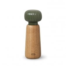 Hammershoi Salt & Pepper Mill/Grinder | Oak | Olive Green | 18.5cm