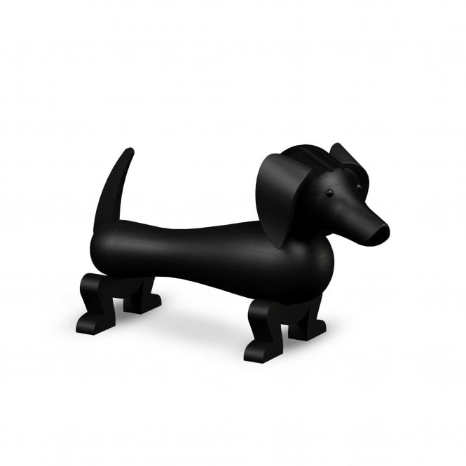 Kay Bojesen Pind the Dog Figurine | Limited Edition | Small | Dark Stained Oak
