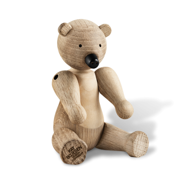 Kay Bojesen Wooden Bear Figurine - Small - Oak & Maple
