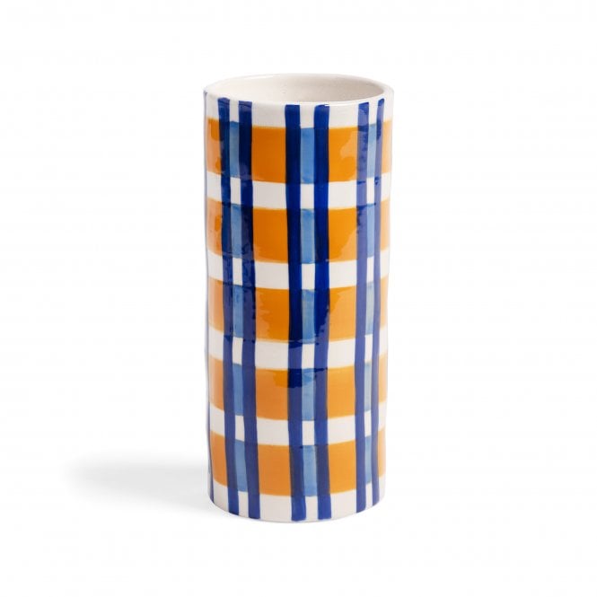 &Klevering Clash Check Porcelain Vase