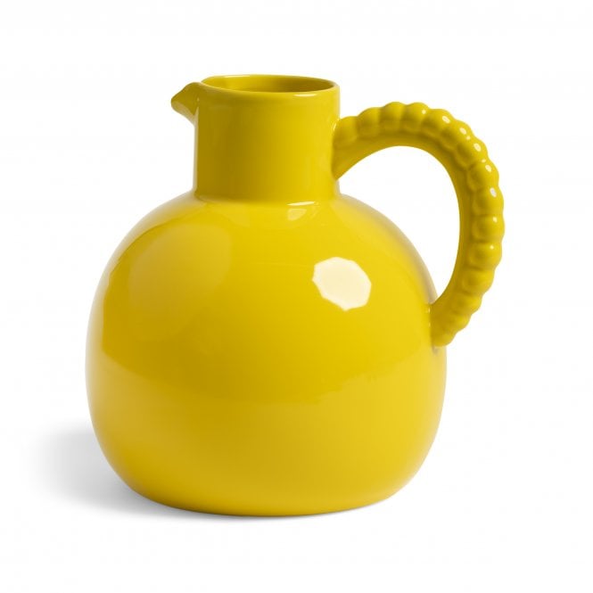 &Klevering Stoneware Jug Perle | 2.5L | Yellow