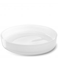 Collective Mouthblown Glass Serving Bowl | White | 35cm