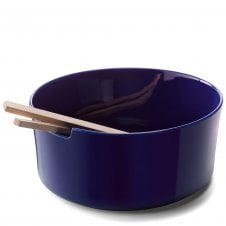 Collective Salad Bowl & Ash Servers | Porcelain | Cobalt Blue 