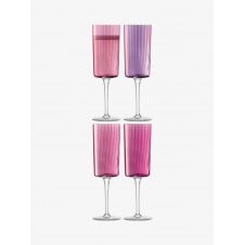 Gems Champagne Flute | Set of 4 | Garnet