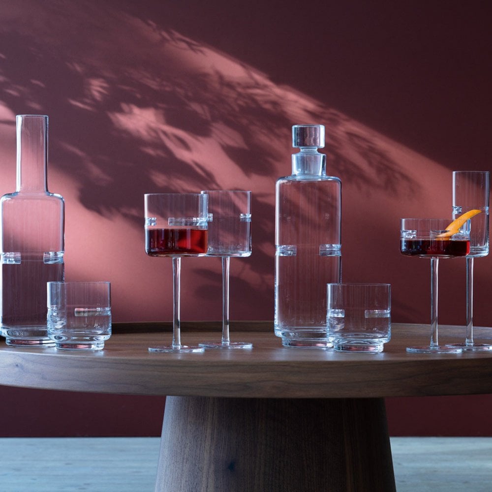 LSA Julia Karaffe 1 Liter – Mundgeblasen, Transparentes Design, 14,5 X 14,5 X 31,5 Cm