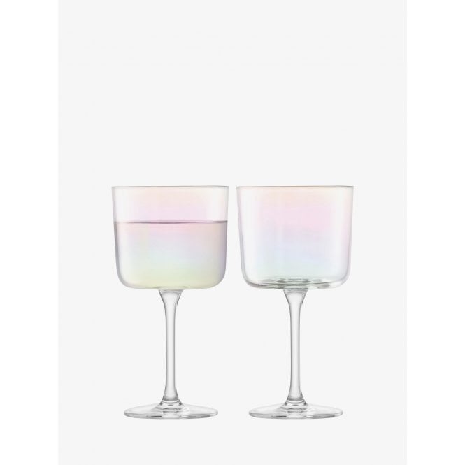 LSA International Iridescence Wine Glass | Set of 2 | Mother of Pearl | 250ml