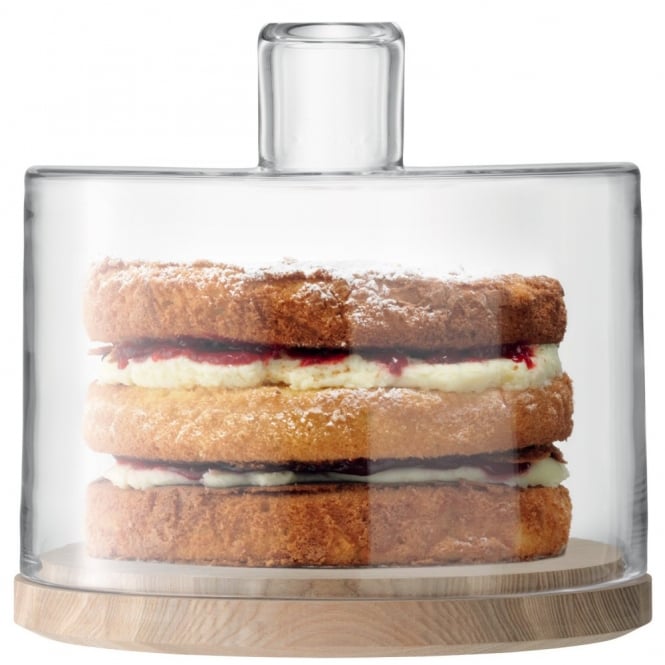 LSA International Lotta Cake/Cheese Dome and Ash Base