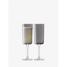 Lunar Champagne Flute | Set of 2 | Grey