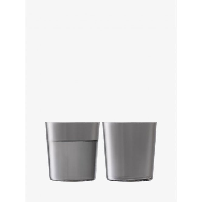 LSA International Lunar Tumbler | Set of 2 | 390ml | Grey