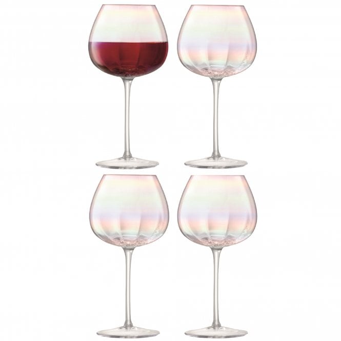 LSA International Pearl Red Wine Glasses | Set of 4 | 460ml