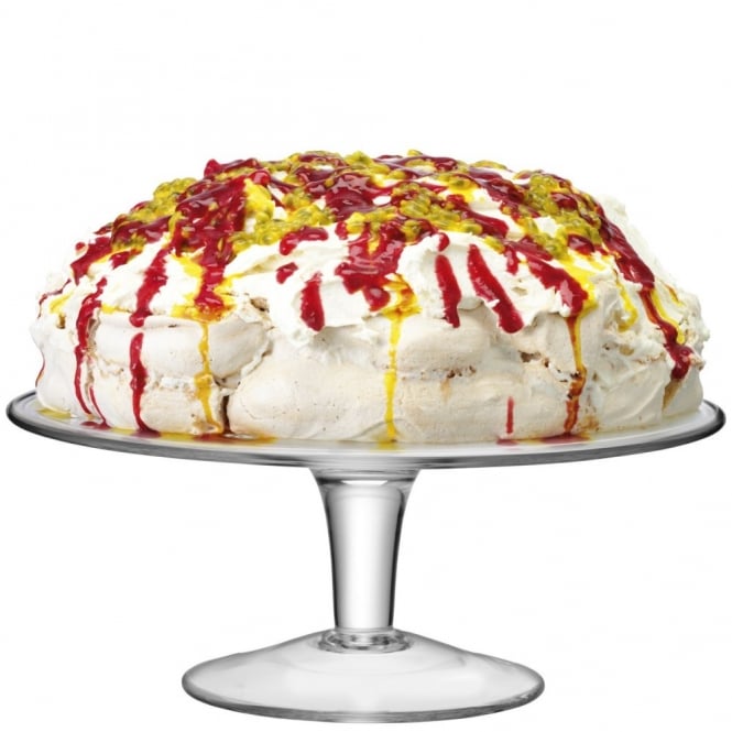 LSA International Serve Glass Cakestand - 31cm