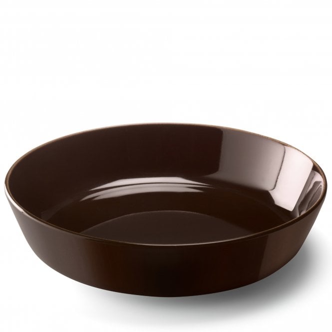 LSA International Set of 2 Collective Pasta Bowls | Porcelain | Mocha | 20cm