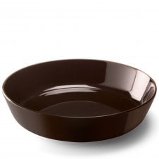 Set of 2 Collective Pasta Bowls | Porcelain | Mocha | 20cm
