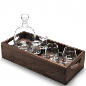 Whisky Islay Connoisseur Set & Walnut Tray