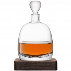 Whisky Islay Decanter on a Walnut Base - 1L