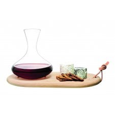 Wine Collection Carafe 1.4L & Oak Cheese Board Set