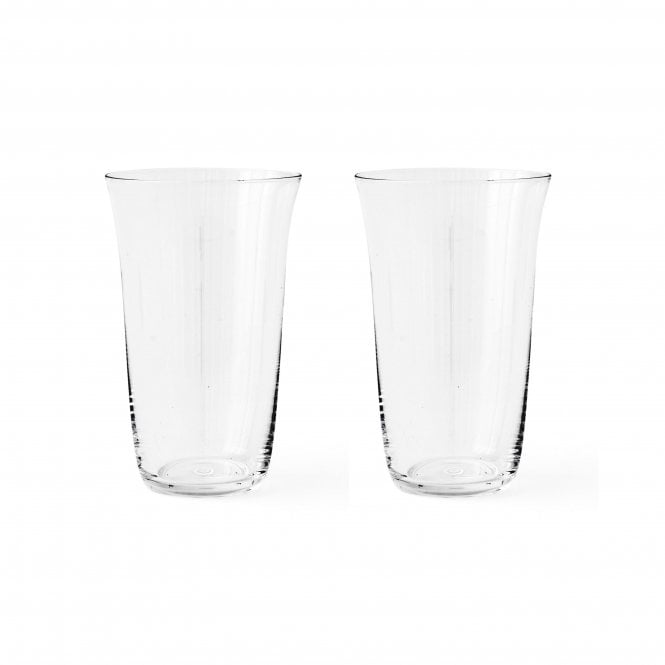 Audo Copenhagen Strandgade Drinking Glass | Set of 2 | H14 | Clear