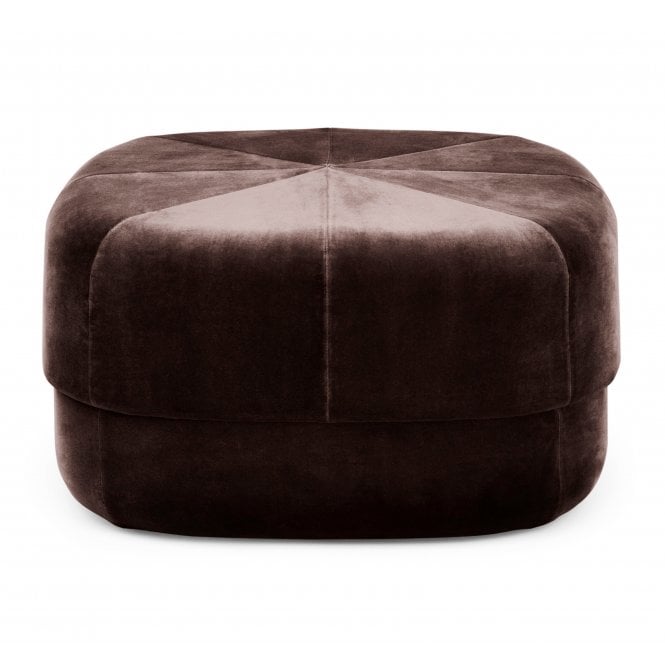 Normann Copenhagen Circus Velour Pouf | Large | Coffee