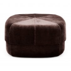 Circus Velour Pouf | Large | Coffee