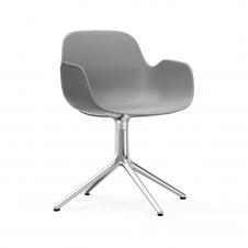 Form Armchair Swivel | 4 Leg | Aluminium