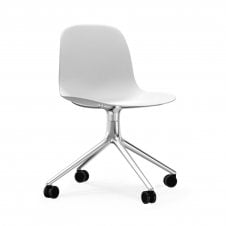 Form Chair Swivel | 4 Wheel | Aluminium