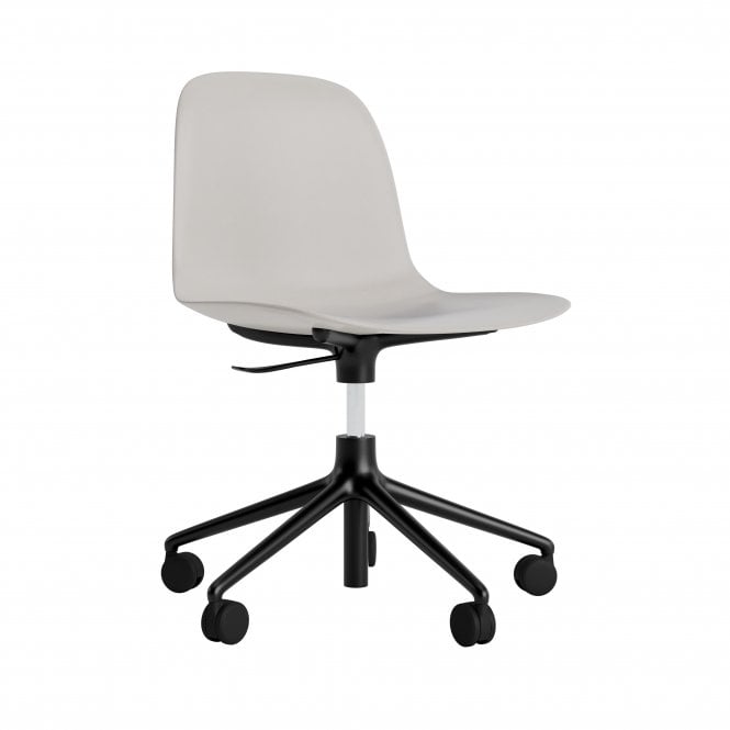 Normann Copenhagen Form Chair Swivel | 5 Wheel | Gas Lift | Aluminium