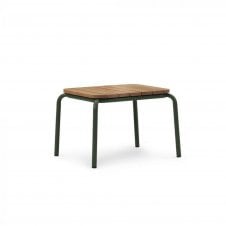 Vig Outdoor Coffee Table | Robina Wood/Dark Green | 55 x 45 cm