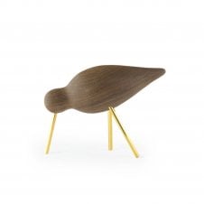 Wooden Shorebird | Medium | Walnut/Brass