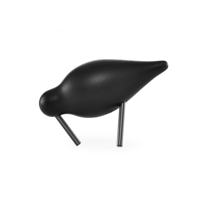 Normann Copenhagen Wooden Shorebird - Small - Black/Black