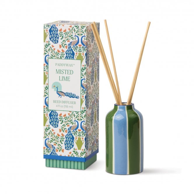 Paddywax A Dopo 4fl oz./118ml Peacock Ceramic Diffuser | Misted Lime