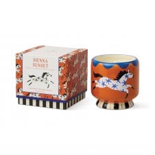 A Dopo 8oz/226g Horse Ceramic Candle | Sienna Sunset