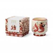 A Dopo 8oz/226g Mermaid Ceramic Candle | Ginger & Teak