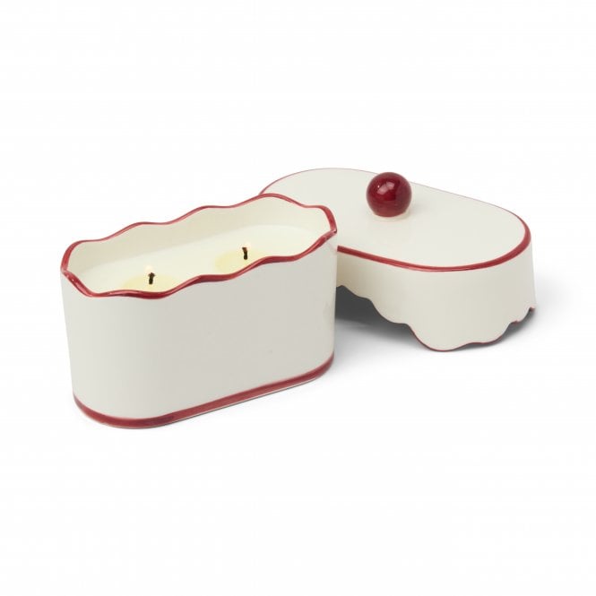 Paddywax Cherie 5.5oz/155g Ceramic Candle | French Linen & Orris