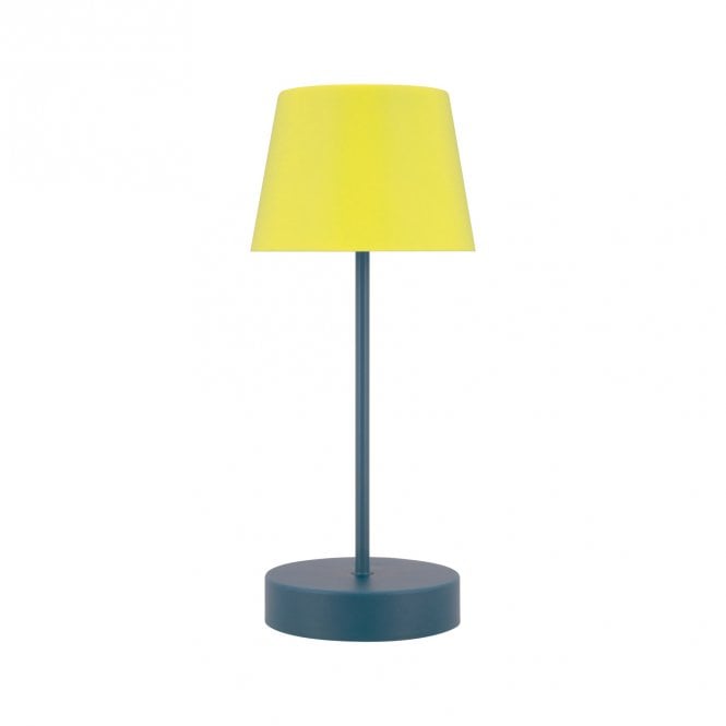 Remember Oscar 'Midnight' Table Lamp | Blue/Yellow